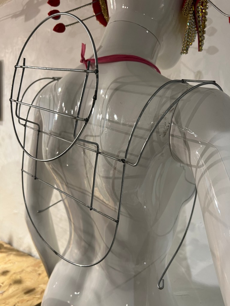 Armature backpiece Gabrielle costeiro roue