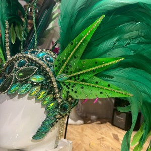 Coiffe Splendeur Émeraude - Coiffe Unique